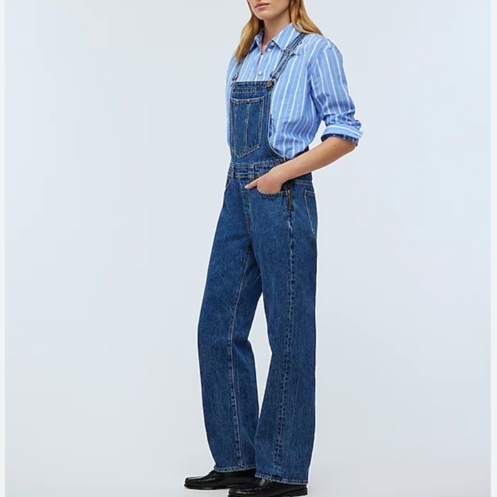 NWT Madewell Low Slung Denim overalls, XS.  CB2034